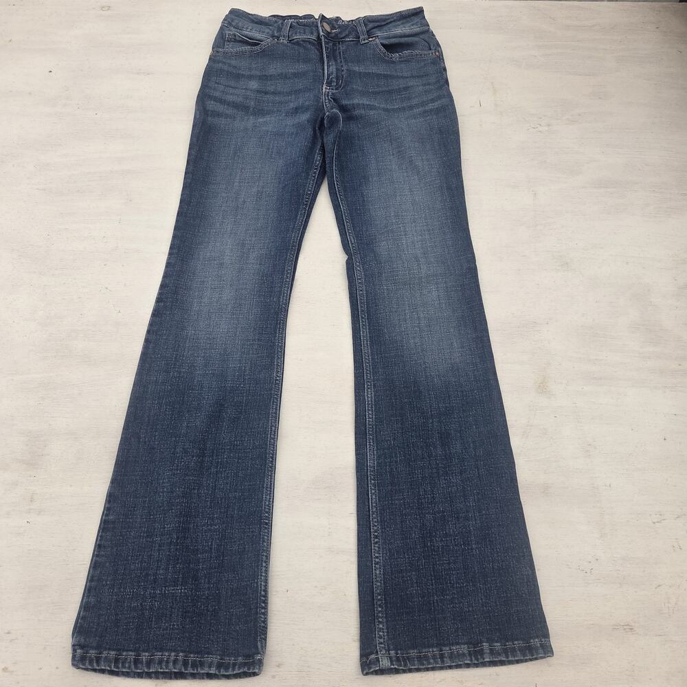 Wrangler Boot Cut Womens Jeans Size 9X34 Wester Cowgirl Embroidered Pockets